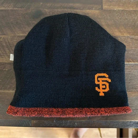 🚻 Unisex San Fran Giants reversible beanie hat - Picture 2 of 2
